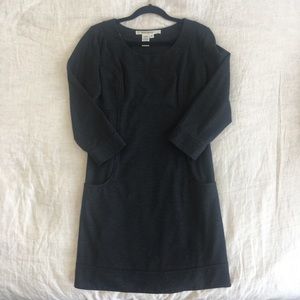 Grey Jersey Shift Dress Size M